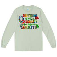 Matcha autism is not a disability its a different ability Long Sleeve Tee - Zillion Design Studio