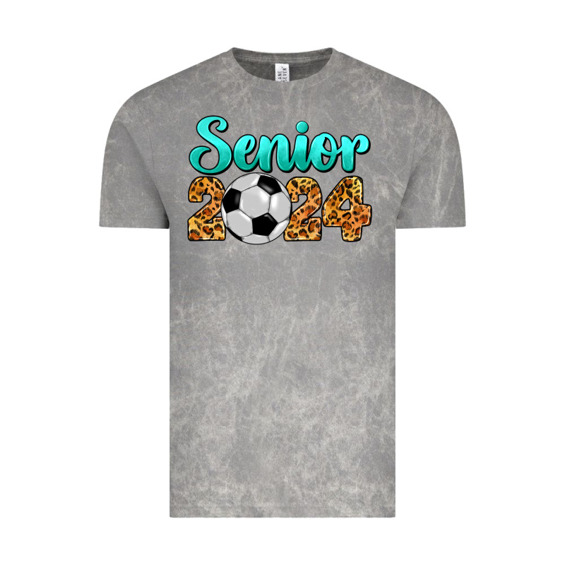 Soccer Senior 2024 Vintage Tee by BarkalooDesign | Teevron