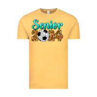 Vintage Mustard soccer senior 2024 Vintage Tee - BarkalooDesign