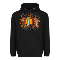 Black tis is season Heavyweight Hoodie - RacoonDesign
