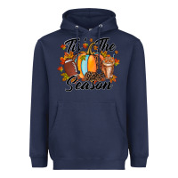 Navy tis is season Heavyweight Hoodie - RacoonDesign