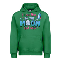 Emerald i love you to the moon and back Urban Hoodie - MaliasSmallBusiness