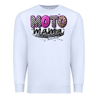 White moto mama Premium Sweatshirt - Artiststas