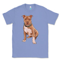 Colony Blue brown pitbull Classic Tee - RanaPortraitStore
