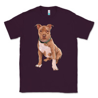 Plum brown pitbull Classic Tee - RanaPortraitStore
