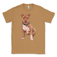 Toasted Coconut brown pitbull Classic Tee - RanaPortraitStore