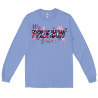 Colony Blue It's Freezin Season Pink Christmas Long Sleeve Tee - RanaPortraitStore