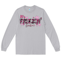 Moon Dust It's Freezin Season Pink Christmas Long Sleeve Tee - RanaPortraitStore