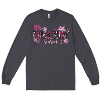 Smoke It's Freezin Season Pink Christmas Long Sleeve Tee - RanaPortraitStore