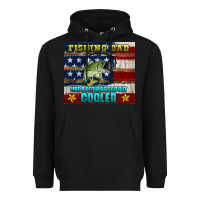 Black fishing dad like a regular but cooler Heavyweight Hoodie - HRA Design Shop