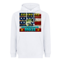 White fishing dad like a regular but cooler Heavyweight Hoodie - HRA Design Shop