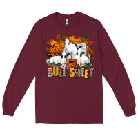 Burgundy bull sheet Long Sleeve Tee - AdoDesignShop