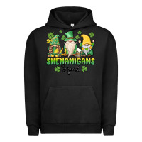 Pigment Black shenanigans squad gnomes st. patricks day Urban Hoodie - MaliasSmallBusiness
