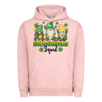 Pigment Salmon shenanigans squad gnomes st. patricks day Urban Hoodie - MaliasSmallBusiness