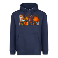 Navy tis the season Heavyweight Hoodie - RacoonDesign