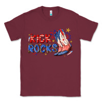 Burgundy kick rocks cowboy boots fourth of july Classic Tee - texasbilliewilder
