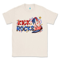 Natural kick rocks cowboy boots fourth of july Classic Tee - texasbilliewilder