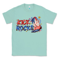 Seafoam kick rocks cowboy boots fourth of july Classic Tee - texasbilliewilder