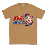Toasted Coconut kick rocks cowboy boots fourth of july Classic Tee - texasbilliewilder