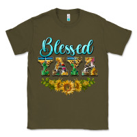Army Green blessed yaya Classic Tee - BarkalooDesign
