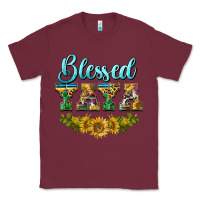 Burgundy blessed yaya Classic Tee - BarkalooDesign