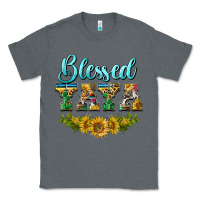 Charcoal Heather blessed yaya Classic Tee - BarkalooDesign