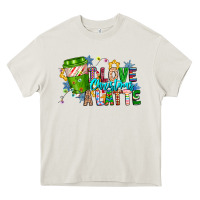Cream LIve Christmas Latte Heavy Core Tee - CowhideDigitalArt