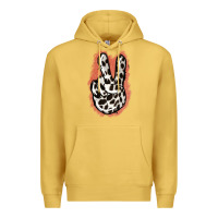 Antique Gold Dalmatians Skin Peace Sign Premium Hoodie - Jasminsmagicworld