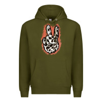 Army Green Dalmatians Skin Peace Sign Premium Hoodie - Jasminsmagicworld