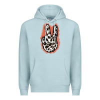 Blue Mist Dalmatians Skin Peace Sign Premium Hoodie - Jasminsmagicworld