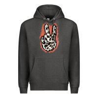 Charcoal Heather Dalmatians Skin Peace Sign Premium Hoodie - Jasminsmagicworld