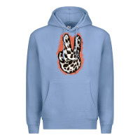Colony Blue Dalmatians Skin Peace Sign Premium Hoodie - Jasminsmagicworld