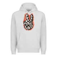 Dove Grey Dalmatians Skin Peace Sign Premium Hoodie - Jasminsmagicworld