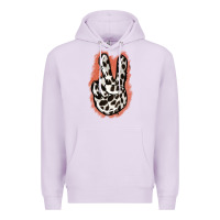 Lilac Dalmatians Skin Peace Sign Premium Hoodie - Jasminsmagicworld
