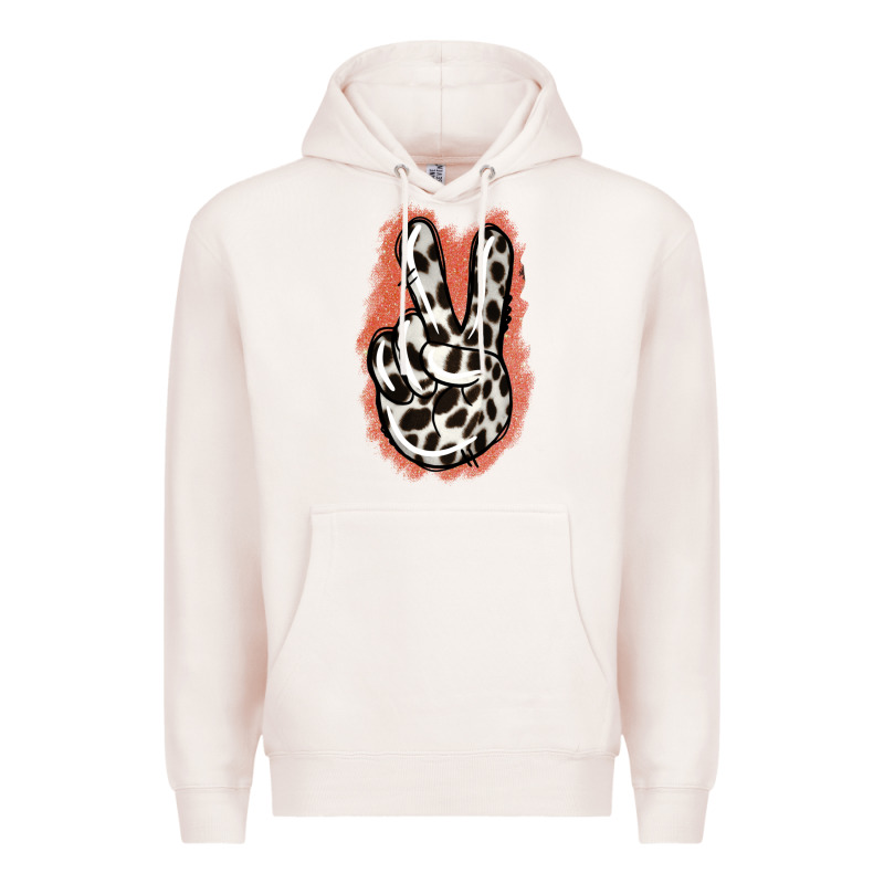 Dalmatians Skin Peace Sign Premium Hoodie by Jasminsmagicworld | Teevron