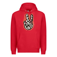 Red Dalmatians Skin Peace Sign Premium Hoodie - Jasminsmagicworld