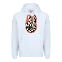 White Dalmatians Skin Peace Sign Premium Hoodie - Jasminsmagicworld