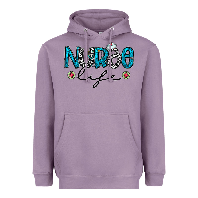 Nurse Life Heavyweight Hoodie by CowhideDigitalArt | Teevron