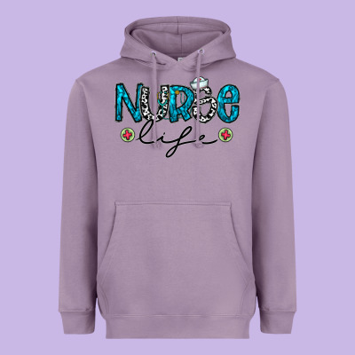 Nurse Life Heavyweight Hoodie Designed By Cowhidedigitalart