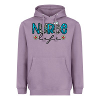 Lavender Nurse life Heavyweight Hoodie - CowhideDigitalArt
