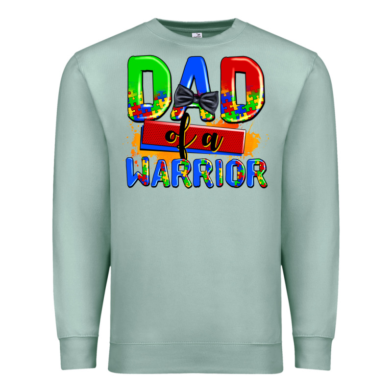 Dad Of A Warrior Premium Sweatshirt by AdoDesignShop | Teevron