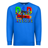 True Royal dad of a warrior Premium Sweatshirt - AdoDesignShop