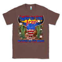Chestnut land of the free because of the brave Classic Tee - texasbilliewilder