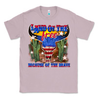 Lilac land of the free because of the brave Classic Tee - texasbilliewilder