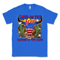 True Royal land of the free because of the brave Classic Tee - texasbilliewilder