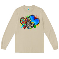 Mushroom autism hearts Long Sleeve Tee - Zillion Design Studio