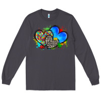 Smoke autism hearts Long Sleeve Tee - Zillion Design Studio