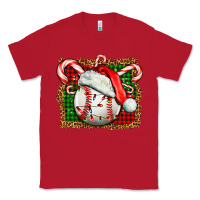 Red baseball christmas Classic Tee - FaDigitalArtStudio