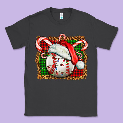Baseball Christmas Classic Tee Designed By Fadigitalartstudio