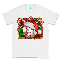 White baseball christmas Classic Tee - FaDigitalArtStudio